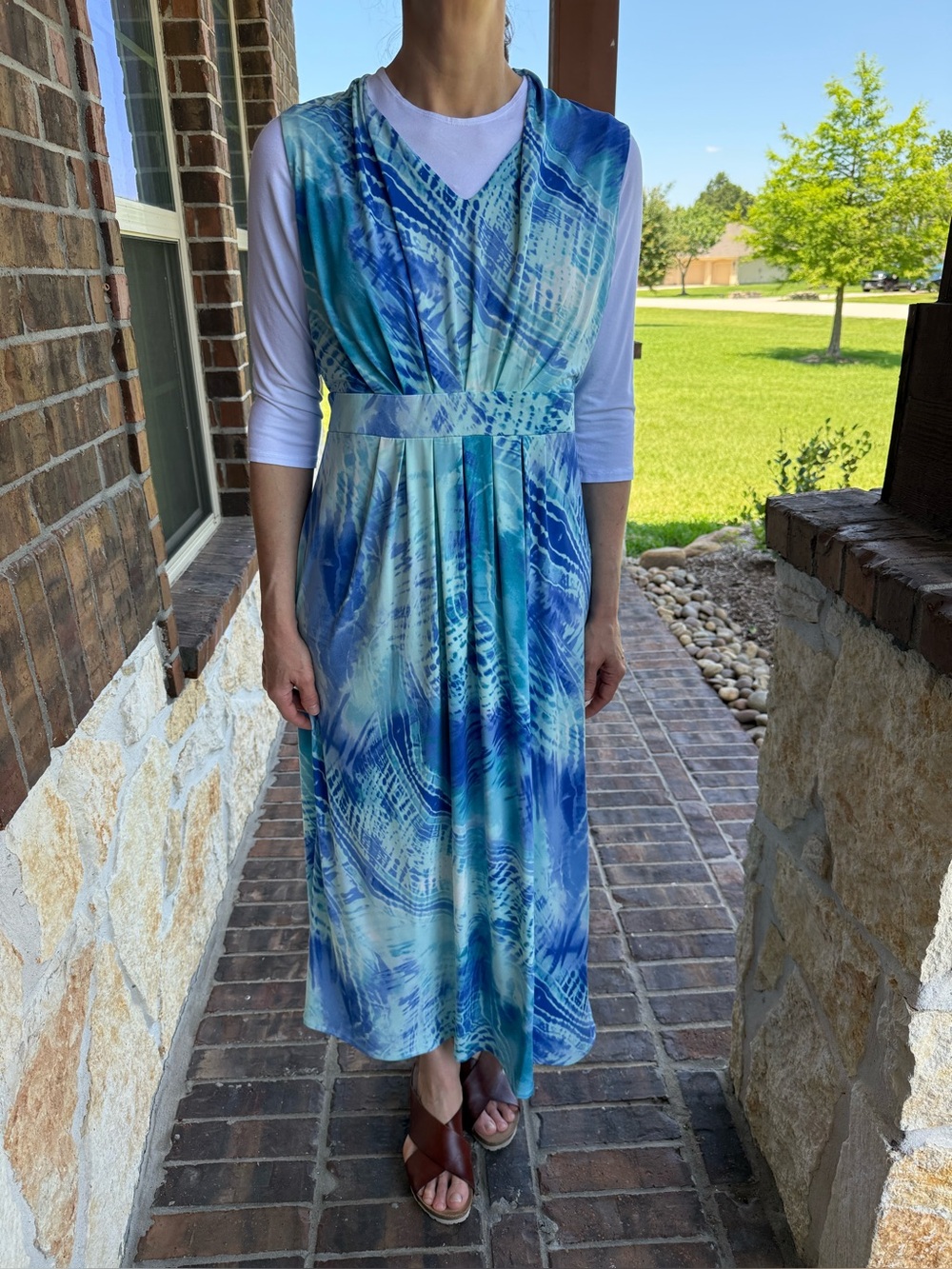 Chico’s Sleeveless Maxi Dress, M, NWT